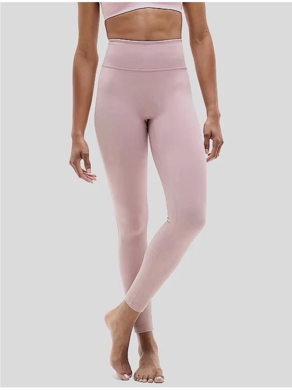 Athleta High Waist Seamless Leggings in Dusty Rose-NWOT - Picture 4 of 9